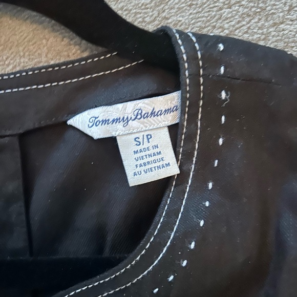 Tommy Bahama Palm-A-Dora Split Neck Sheath Dress - Picture 5 of 10